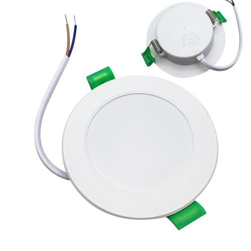 Generisch LED Einbauleuchte | Dimmbare LED Einbauleuchte für Decke | Spot Einbaustrahler Flach Dimmbar Moderne Beleuchtung Für Wohnzimmer Flur Bad Küche Schlafzimmer von Generisch