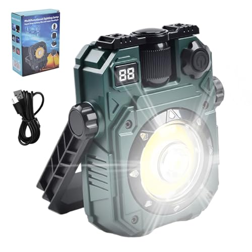 Generisch LED Work Light, Portable Solar Flashlight, 5 Lighting Modes, Bright Energy Efficient Lamp, Rechargeable Compact Design, Power Outage Job Site Camping Travel Outdoor, 13.3x9.8cm Generisch LED Work Light, Portable Solar Flashlight, 5 Lighting Modes, Bright Energy Efficient Lamp, Rechargeable Compact Design, Power Outage Job Site Camping Travel Outdoor, 13.3x9.8cm von Generisch