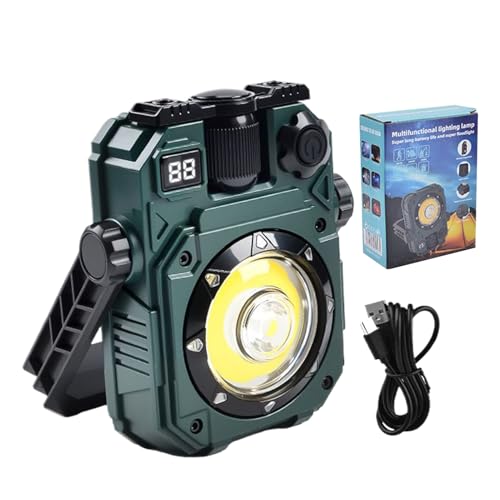 Generisch LED Work Light, Portable Solar Rechargeable Flashlight with 5 Lighting Modes, Bright Camping Lamp for Power Outages, Job Sites, Fishing, Travel, and Outdoor Use Generisch LED Work Light, Portable Solar Rechargeable Flashlight with 5 Lighting Modes, Bright Camping Lamp for Power Outages, Job Sites, Fishing, Travel, and Outdoor Use von Generisch