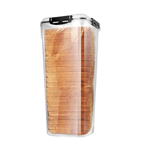 Generisch Laibbrot-Aufbewahrungsbehälter,Brotkasten | Transparenter Brotsparbehälter Mit Luftdichtem Deckel Moderner Brotbehälter Für Sandwichbrot Für Die Küche Zu Hause Generisch Laibbrot-Aufbewahrungsbehälter,Brotkasten | Transparenter Brotsparbehälter Mit Luftdichtem Deckel Moderner Brotbehälter Für Sandwichbrot Für Die Küche Zu Hause von Generisch