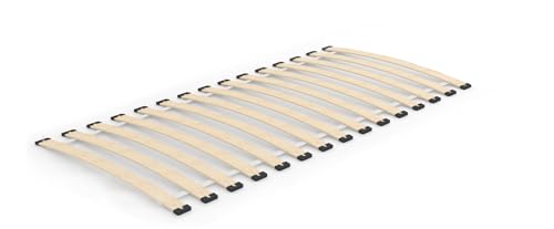 Generisch Lattenrost aus Birken-Federholzleisten, 80 x 200 cm, 17 Latten Bett, Rahmen, Schlafen, Komfort, Holz, natürlich, Jugend, Schlafzimmer von Generisch