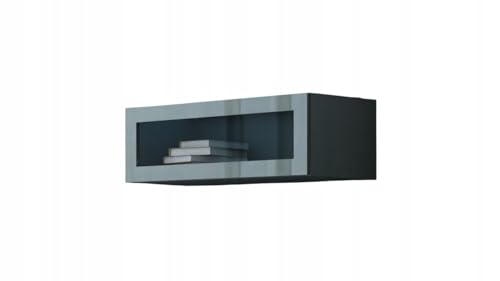 Generisch Letztes Stück! Hängende Vitrine Vigor 90 Grey C VG6 – Grau/Grau Hochglanz mit Glas Generisch Letztes Stück! Hängende Vitrine Vigor 90 Grey C VG6 – Grau/Grau Hochglanz mit Glas von Generisch