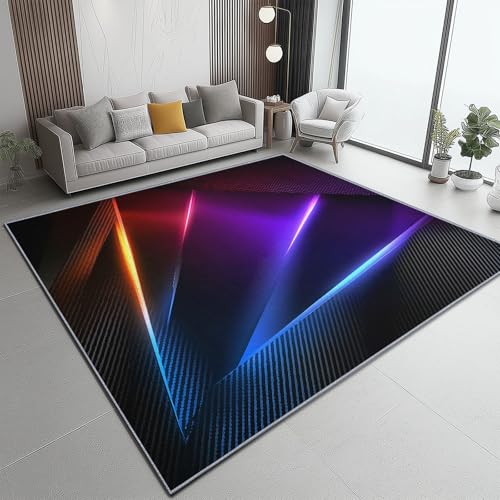 Generisch Lila Rot Teppich 180x240 cm rutschfest und waschbar, Abstrakt Led Textur Druck Teppich für Dekoration Schlafzimmer Kinderzimmer Wohnzimmer Kurzflor Läufer Generisch Lila Rot Teppich 180x240 cm rutschfest und waschbar, Abstrakt Led Textur Druck Teppich für Dekoration Schlafzimmer Kinderzimmer Wohnzimmer Kurzflor Läufer von Generisch