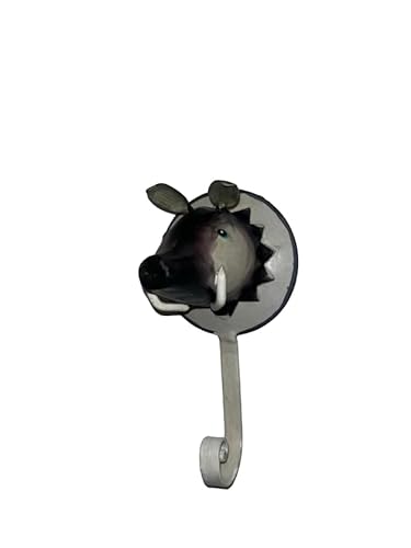 Generisch Littlepink Shop Pape Kunstgewerbe Wandhaken Wildschwein (Weiss) - 430341 von Generisch