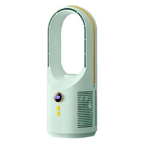 Generisch Lüfterloser Tischventilator | 5 Geschwindigkeitsstufen Leiser Betrieb Lüfterloser Ventilator | USB-Aufladbar 1800mAh Zirkulator Nachttischlampe Für Wohnzimmer Büro Camping Reisen Auto Generisch Lüfterloser Tischventilator | 5 Geschwindigkeitsstufen Leiser Betrieb Lüfterloser Ventilator | USB-Aufladbar 1800mAh Zirkulator Nachttischlampe Für Wohnzimmer Büro Camping Reisen Auto von Generisch