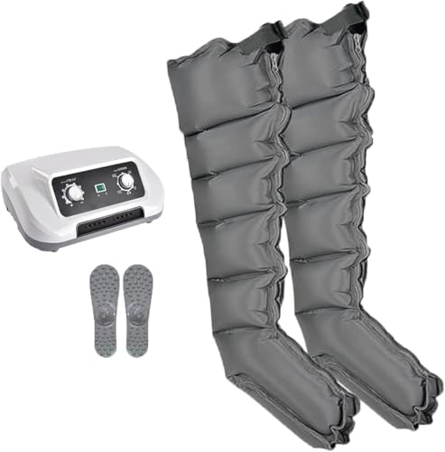 Generisch Lymphdrainage Kompression Stiefel | Bein Massagegerät | 6 Hohlräume für Wadenschmerzlinderung und Entspannung von Generisch
