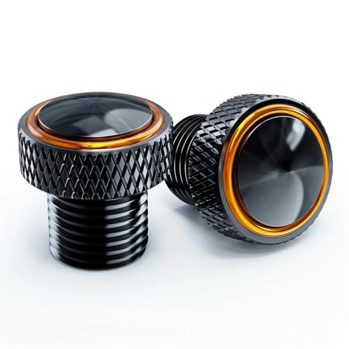 Generisch M10 * 1,25 Spiegel Loch Stecker Schrauben Abdeckung Motorrad Zubehör Kompatibel mit Z900 RS SE Z650 Z750 Z800 Z1000 SX Z400 Z300 Z250 von Generisch