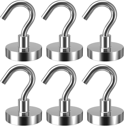 Magnethaken Haftkraft 38Kg Neodym Magnet Hacken Magnethaken Extra Stark 6 Stücke Magnethaken Haftkraft 38Kg Neodym Magnet Hacken Magnethaken Extra Stark 6 Stücke von Generisch