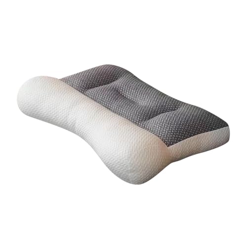 Generisch Memory Foam Kissen 74x48cm, Bequemes Kopfkissen,Ergonomisches Nackenstützkissen, Für Seitenschläfer, Rückenschläfer & Bauchschläfer (Grau) von Generisch