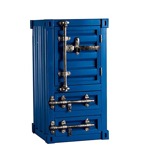 Generisch Metall Locker Cabinet Creative Metall Storage Cabinet mit Schubladen, industriellem Containermodellierungs -Toolbox Storage Lockers Dateischrank von Generisch