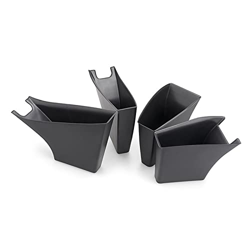 Generisch Mittelkonsole Auto Für Tesla für Modell 3 Y Tür Aufbewahrungsbox Griff Lagerung Innen Türgriff Aufbewahrungsbox(4 PCS ABS) von Generisch
