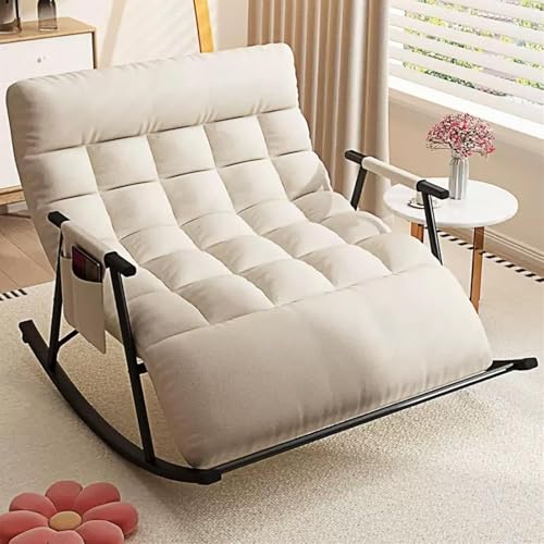 Generisch Modern Oversized Double Rocking Chair - Wide Swing Design with Comfortable Padding - Stylish Indoor Rocking Chair for Relaxation Generisch Modern Oversized Double Rocking Chair - Wide Swing Design with Comfortable Padding - Stylish Indoor Rocking Chair for Relaxation von Generisch