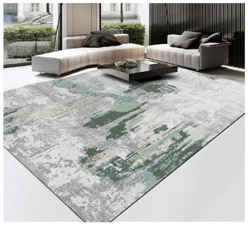 Generisch Modern Waschbar Teppich für Wohnzimmer Heimbüro,Abstrakt Gestaltung Tragbar,Zuhause Dekoration Boden Matte für Schlafzimmer und Esszimmer(Color:M,Size:240X350CM) von Generisch