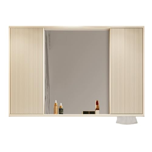 Generisch Moderner Hd-Spiegelschrank mit Stauraum, Wand-Badspiegelschrank mit Spiegel, Schlafzimmer-Waschtisch mit Schiebetür und Taschentuchfach Generisch Moderner Hd-Spiegelschrank mit Stauraum, Wand-Badspiegelschrank mit Spiegel, Schlafzimmer-Waschtisch mit Schiebetür und Taschentuchfach von Generisch