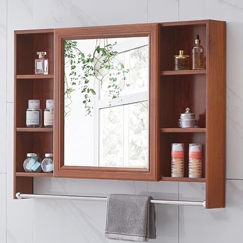 Generisch Moderner Rechteckiger Badspiegelschrank mit Ablage, Wandschrank mit Spiegelschrank, Waschtisch for den Eingangsbereich Generisch Moderner Rechteckiger Badspiegelschrank mit Ablage, Wandschrank mit Spiegelschrank, Waschtisch for den Eingangsbereich von Generisch