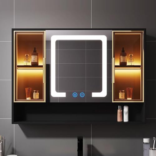 Generisch Moderner Spiegelschrank mit Stauraum, Beschlagfreier Badspiegelschrank mit Spiegel, Hd-Spiegelschrank mit Touch-Schalter Generisch Moderner Spiegelschrank mit Stauraum, Beschlagfreier Badspiegelschrank mit Spiegel, Hd-Spiegelschrank mit Touch-Schalter von Generisch