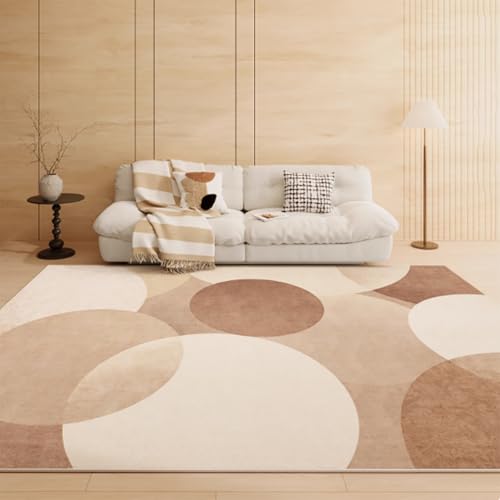 Generisch Moderner Wohnzimmer Teppich – Abstrakt Design in Marmor Optik, kurzflorige, Pflegeleichte Qualität für Wohn- und Esszimmer, von Generisch