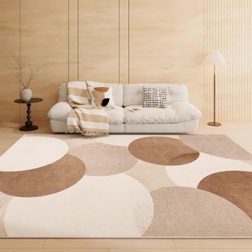 Generisch Moderner Wohnzimmer Teppich – Abstrakt Design in Marmor Optik, kurzflorige, Pflegeleichte Qualität für Wohn- und Esszimmer, von Generisch