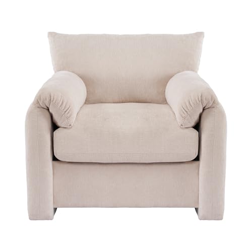 Generisch Modernes Design, Chenille-Stoff, Einzelsofa, Loungesessel, geeignet für Wohnzimmer und Schlafzimmer Generisch Modernes Design, Chenille-Stoff, Einzelsofa, Loungesessel, geeignet für Wohnzimmer und Schlafzimmer von Generisch