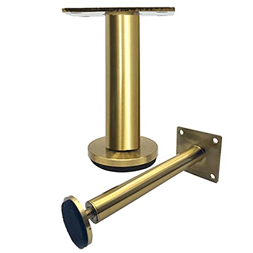 Generisch Möbelfüße Verstellbar Schrankfüße Gold Höhenverstellbar Möbelfüsse Sockelfuß Höhe 13-30 cm Sideboard/Nachtschrank Füße Rund Möbelbeine Edelstahl Galvanikfläche 4× Schrankfüsse (13cm,Gold) Generisch Möbelfüße Verstellbar Schrankfüße Gold Höhenverstellbar Möbelfüsse Sockelfuß Höhe 13-30 cm Sideboard/Nachtschrank Füße Rund Möbelbeine Edelstahl Galvanikfläche 4× Schrankfüsse (13cm,Gold) von Generisch