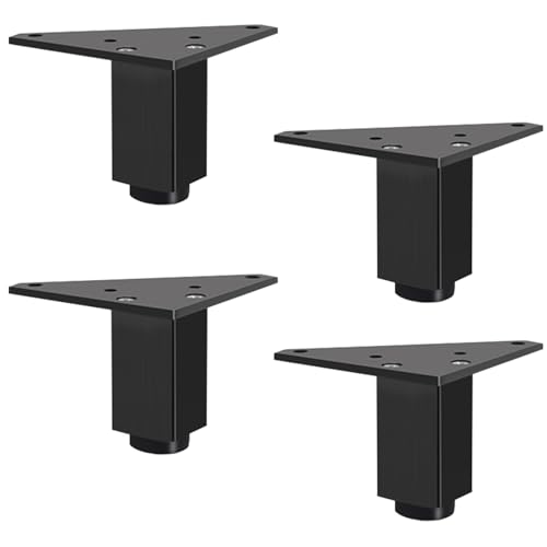 Generisch Möbelfüße Verstellbar Schrankfüße Schwarz 4 Stück Quadrat Aluminiumlegierung Eloxierte Oberfläche Mobelbeine Höhe 6-40cm Sideboard Nachtschrank Füße Mit Schrauben-8cm/3.1" Generisch Möbelfüße Verstellbar Schrankfüße Schwarz 4 Stück Quadrat Aluminiumlegierung Eloxierte Oberfläche Mobelbeine Höhe 6-40cm Sideboard Nachtschrank Füße Mit Schrauben-8cm/3.1" von Generisch