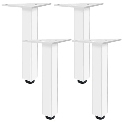 Generisch Möbelfüße Verstellbar Schrankfüße Weiß 4 Stück Höhenverstellbar Quadrat Aluminiumlegierung Eloxierte Oberfläche Mobelbeine Höhe 6-40cm Sideboard Nachtschrank Füße Mit Schrauben-23cm/9.1" Generisch Möbelfüße Verstellbar Schrankfüße Weiß 4 Stück Höhenverstellbar Quadrat Aluminiumlegierung Eloxierte Oberfläche Mobelbeine Höhe 6-40cm Sideboard Nachtschrank Füße Mit Schrauben-23cm/9.1" von Generisch