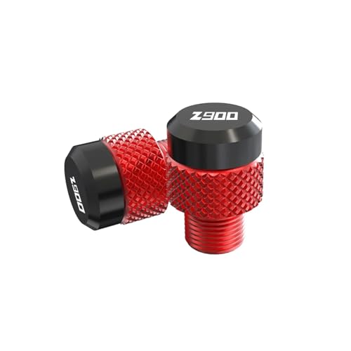 Generisch Motorrad M10X1.25 CNC Spiegel Lochstopfen Schrauben Kappen Gewindebolzen Kompatibel mit Z900 Z 900 2017-2022 von Generisch