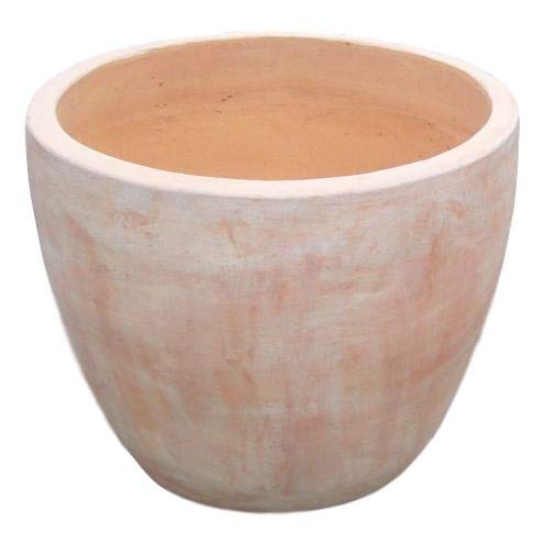 Generisch NEU ! Schöner Schlichter Blumentopf ø 31 cm aus Terrakotta Terracotta Pflanztopf Garten Deko Mediterran Blumenkübel Übertopf von Generisch