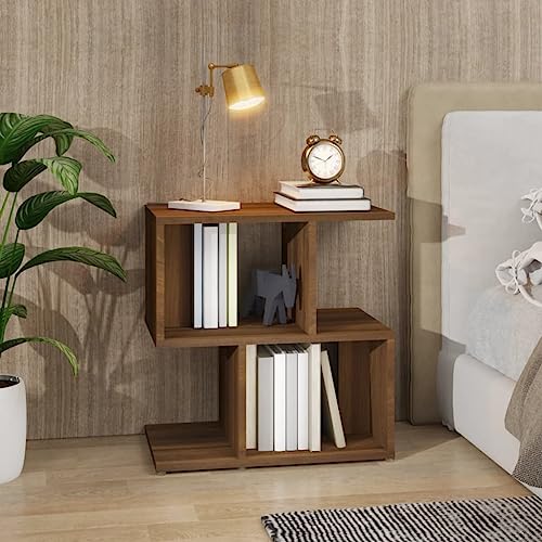 Generisch Nachttisch Eichen-Optik 50x30x51,5 cm Holzwerkstoff,jiangboyue-815832 von Generisch