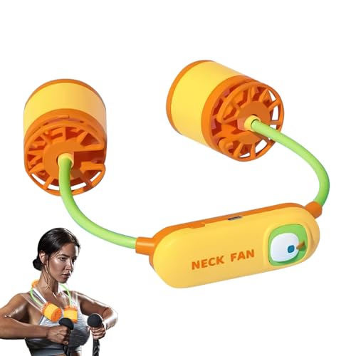 Generisch Neck Fan Klimaanlage | Tragbarer Neck Fan | 3-Stufen Flügelloses Leises Kühlgerät Für Reisen Outdoor Sport Arbeit Büro Lesen von Generisch