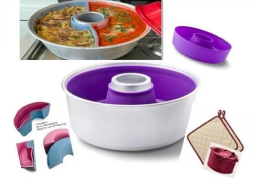 Generisch Omnia MAXI Form 3L incl.Silikonform + 2geteilte Form + Topflappen + Aufbewahrungsbox von Generisch