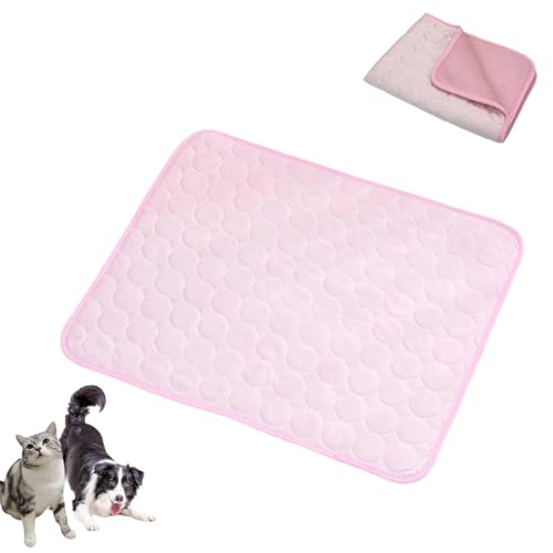 Generisch Opticnock Dog Cooling Mat, 2025 New Cooling Mat for Dogs, Washable Portable Pet Coolings Pad Sleeping Mats, for Dogs & Cats, for Indoor Outdoor, Machine Washable (Pink,X-Large) von Generisch