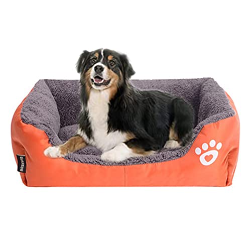 Generisch Orthopädisches Hundebett, wasserdicht, rutschfest, Haustier-Couch-Kissen, wendbare Kuschelliege, waschbar, mittelgroßer Hundekorb Generisch Orthopädisches Hundebett, wasserdicht, rutschfest, Haustier-Couch-Kissen, wendbare Kuschelliege, waschbar, mittelgroßer Hundekorb von Generisch