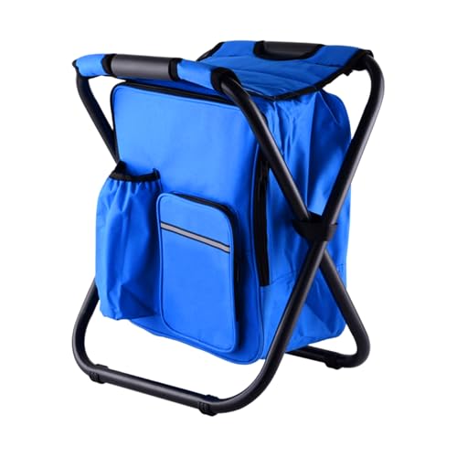 Generisch Outdoor Klappstuhl - Tragbarer Freizeitstuhl für Draußen | Campingliege Mit Rucksack Kühltasche Für Picknick Terrasse Pool Garten Balkon Generisch Outdoor Klappstuhl - Tragbarer Freizeitstuhl für Draußen | Campingliege Mit Rucksack Kühltasche Für Picknick Terrasse Pool Garten Balkon von Generisch