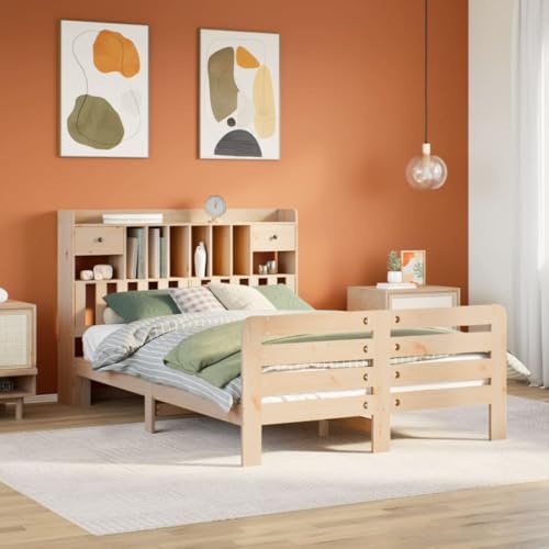 Generisch Pangshiyuan Massivholzbett mit Regal ohne Matratze 140x200 cm Kiefernholz,jiangboyue-3309962 Generisch Pangshiyuan Massivholzbett mit Regal ohne Matratze 140x200 cm Kiefernholz,jiangboyue-3309962 von Generisch