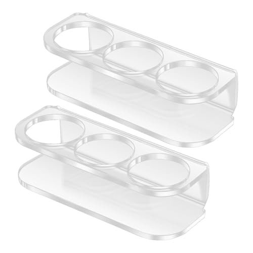 Generisch Peptidfläschchen Aufbewahrungsbox - Aufbewahrungsbox 2er Set - Tragbarer Wandhalter Mit Fächern Für Zuhause Küche Und Unterwegs von Generisch