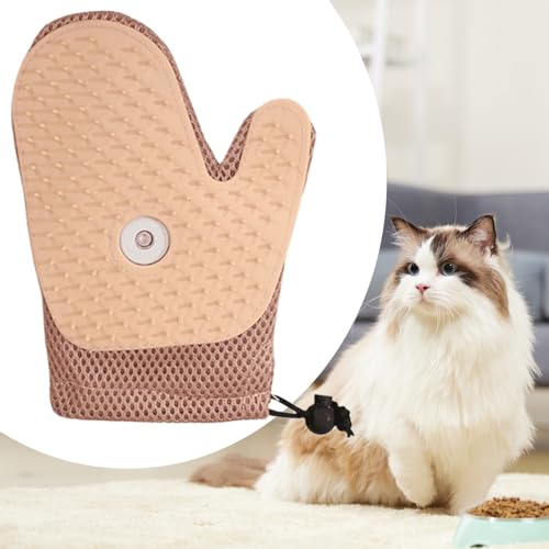 Generisch Pet Cleaning Spay Handschuh, Fellpflege Sprühhandschuh Für Haustiere, Fellpflegebürsten-Haarentfernungshandschuhe, Wiederverwendbarer Massagehandschuh Zur Felle von Generisch