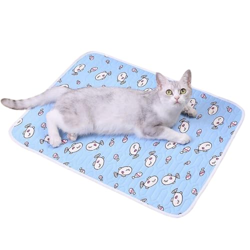 Generisch Pet Cooling Mat, Cartoon Dog Beds Cooling Sleeping Pad, Comfortable Sleeping Kennel Mattress Hot Weather Pet Supplies for Picnic Beach Car Trip Generisch Pet Cooling Mat, Cartoon Dog Beds Cooling Sleeping Pad, Comfortable Sleeping Kennel Mattress Hot Weather Pet Supplies for Picnic Beach Car Trip von Generisch