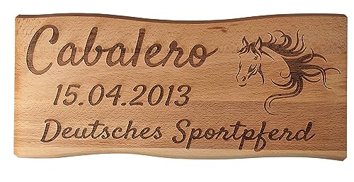 Pferdeboxenschild Boxenschild Stallschild Pferd Pony Massiv Buche verschiedene Größen Rustikal Pferdeboxenschild Boxenschild Stallschild Pferd Pony Massiv Buche verschiedene Größen Rustikal von Generisch