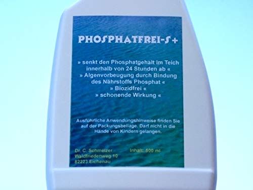 Generisch Phosphatfrei S+ Phosphatentferner Phosphatbinder Phosphat-ex für Teiche bis 100000 L, wirkt sofort von Generisch