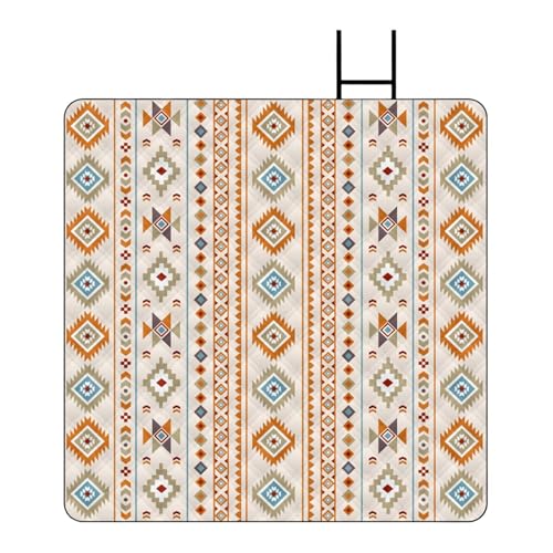 Generisch Picnic Mat Foldable, Waterproof Quickdry Picnic Blanket, 78.74x78.74 inches Weatherproof Outdoor Rug Anti Moisture Backing, Washable Travel Matting for Camping, Hiking and Beach von Generisch