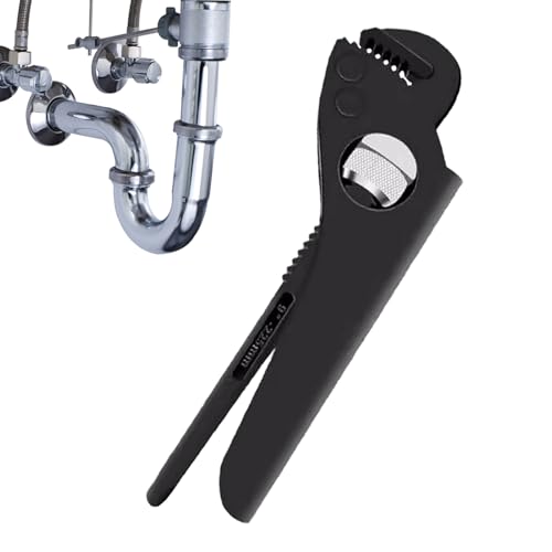 Generisch Pipe Wrench,Rohrzange Aus Kohlenstoffstahl Für Rohre - Vielseitige Zange Für Muttern Verbindungen Wasserhahn Heizung Spüle Küche Haus Garage Toilette Bau von Generisch