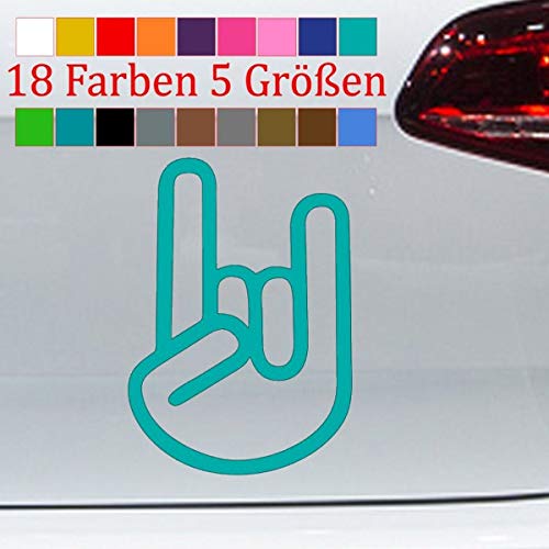 generisch Pommesgabel Aufkleber Wacken Metal Fork Musik Rocker Gruß Teufel Kleber s-XXL generisch Pommesgabel Aufkleber Wacken Metal Fork Musik Rocker Gruß Teufel Kleber s-XXL von generisch
