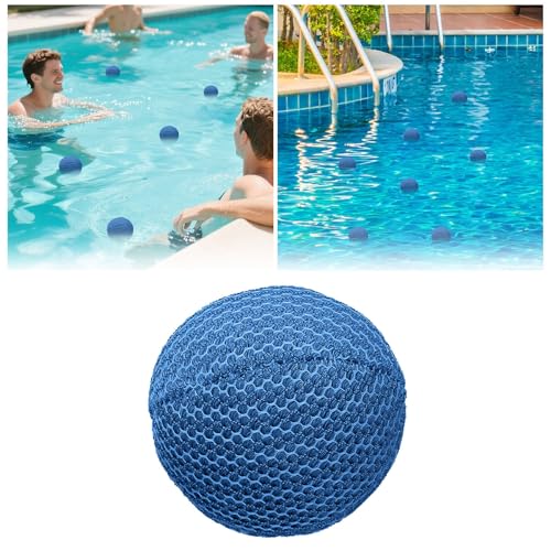 Generisch Pool-Absorptionskugel, Schaumstoffabsorber, ölabsorbierender Schaumstoffschwamm, Wiederverwendbare Schwammbälle zur Entfernung von Schmutz in Pools, Spas und Bädern (6PCS) von Generisch