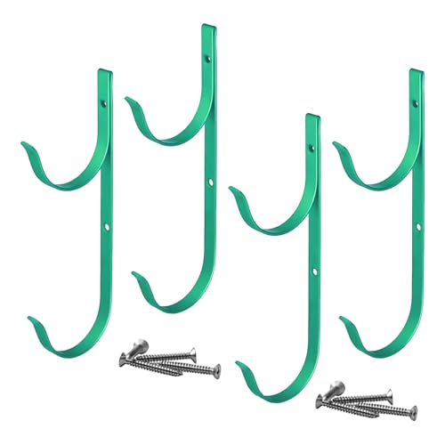 Generisch Poolskimmer-Halter - Langlebiger Aluminiumlegierung Aufhänger für Poolschlauch | 4 Stück Multifunktionaler Organizer Haken für Skimmernetze Schläuche und Laubrechen Generisch Poolskimmer-Halter - Langlebiger Aluminiumlegierung Aufhänger für Poolschlauch | 4 Stück Multifunktionaler Organizer Haken für Skimmernetze Schläuche und Laubrechen von Generisch