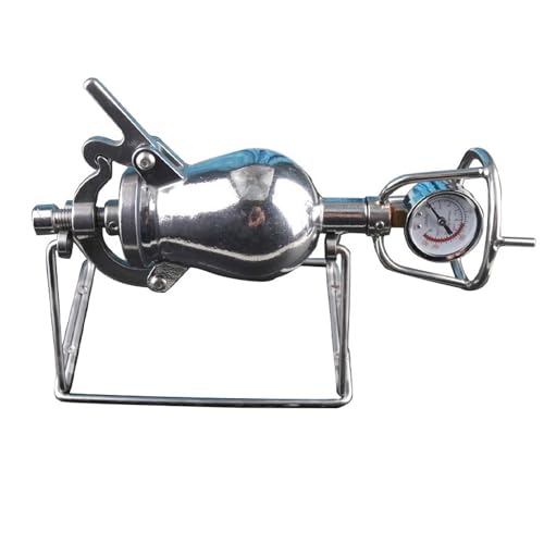 Generisch Popcorn Cannon Popcorn Kanone 100 ml traditionelle, altmodische Mini-Popcornmaschine aus Edelstahl mit Handkurbel von Generisch