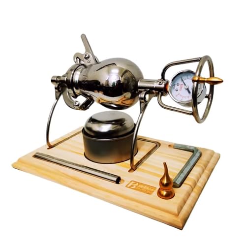 Generisch Popcorn Cannon Popcorn Kanone 110-ml-Haushalts-Mini-Edelstahl-Popcornmaschine mit Handkurbel Generisch Popcorn Cannon Popcorn Kanone 110-ml-Haushalts-Mini-Edelstahl-Popcornmaschine mit Handkurbel von Generisch