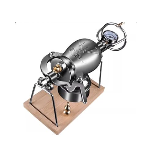 Generisch Popcorn Cannon Popcorn Kanone Retro-Popcornmaschine, traditionelle altmodische Popcornmaschine, Mini-Popcornmaschine mit Handkurbel, 268 ml von Generisch