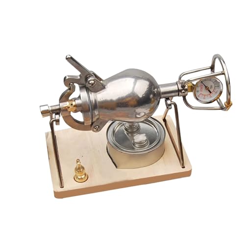 Generisch Popcorn Cannon Popcorn Kanone Traditionelle Retro-200-ml-Mini-Popcornmaschine aus Edelstahl von Generisch