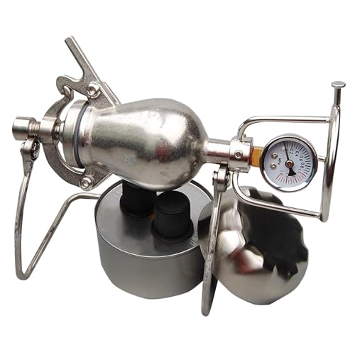 Generisch Popcorn Cannon Popcorn Kanone Traditionelle Retro-Mini-Popcornmaschine aus Edelstahl mit 100 ml Fassungsvermögen, kann Mais, Reis usw. aufnehmen. von Generisch